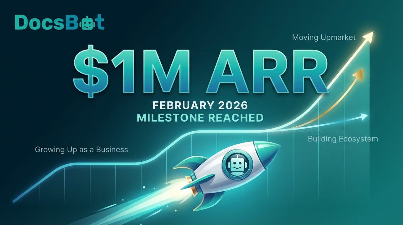 DocsBot reached $1M ARR in February 2026