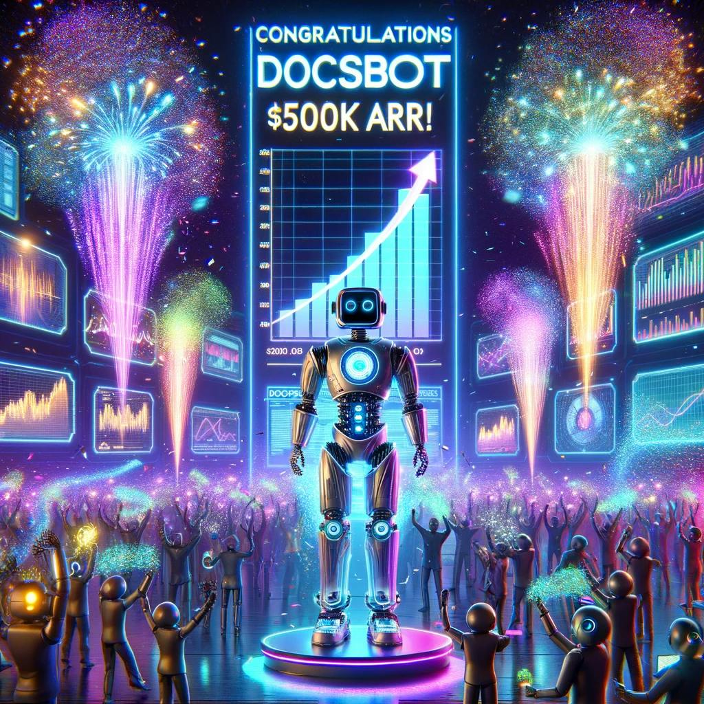 A robot celebration of $500k arr